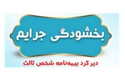 جرائم بیمه‌های شخص ثالث بخشیده شد؟