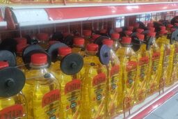 عکسی که امروز مثل بمب ترکید / دزدگیر روغن در فروشگاه‌ها!